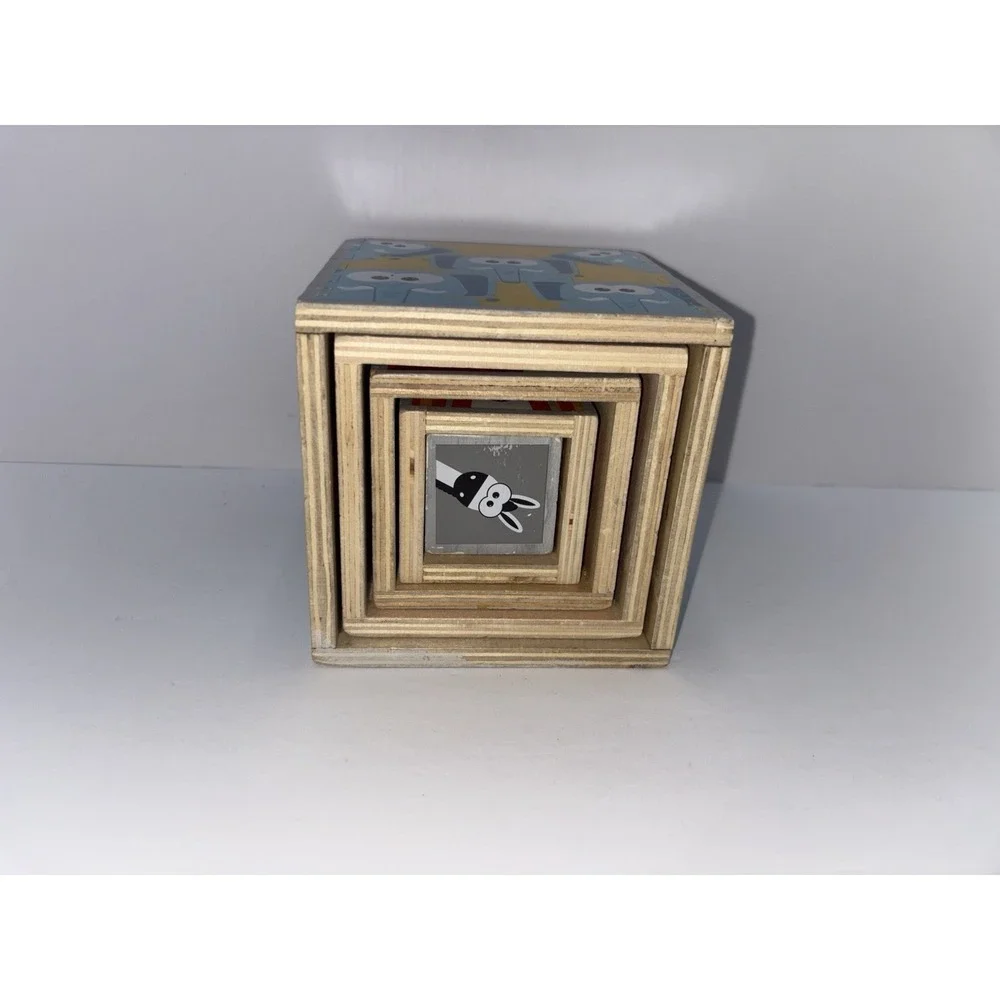 J'adore  Animal & Number Nesting Blocks No Shapes